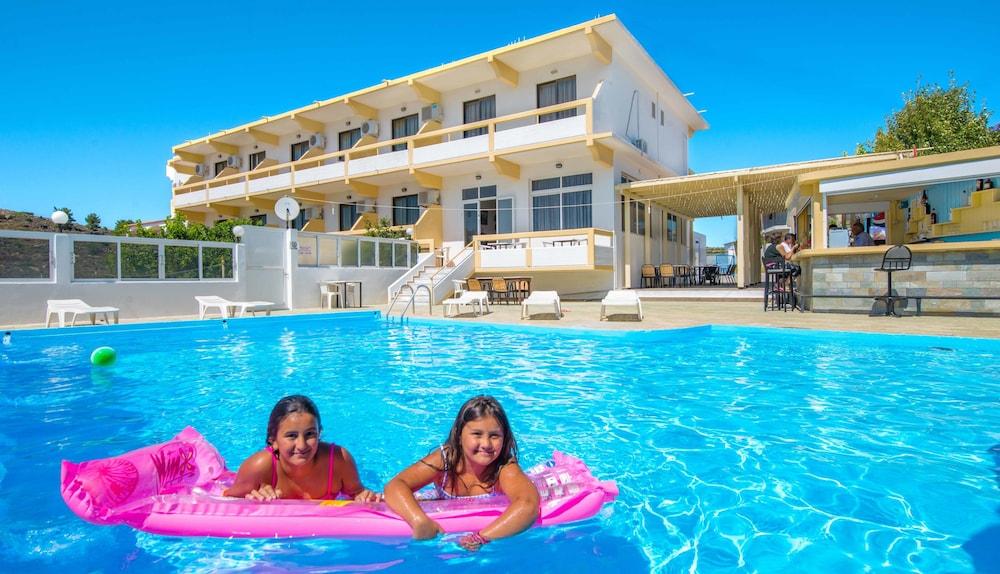 Anagros Hotel Archangelos  Bagian luar foto