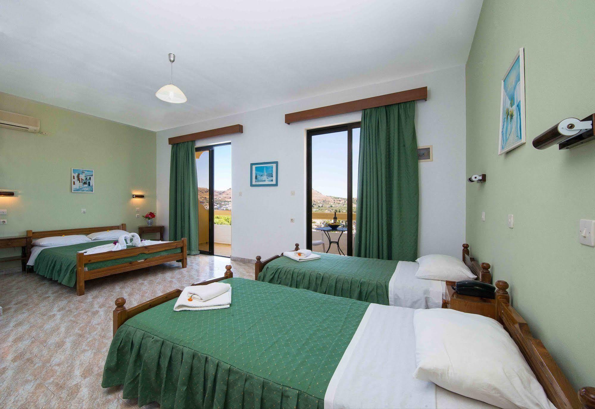 Anagros Hotel Archangelos  Bagian luar foto